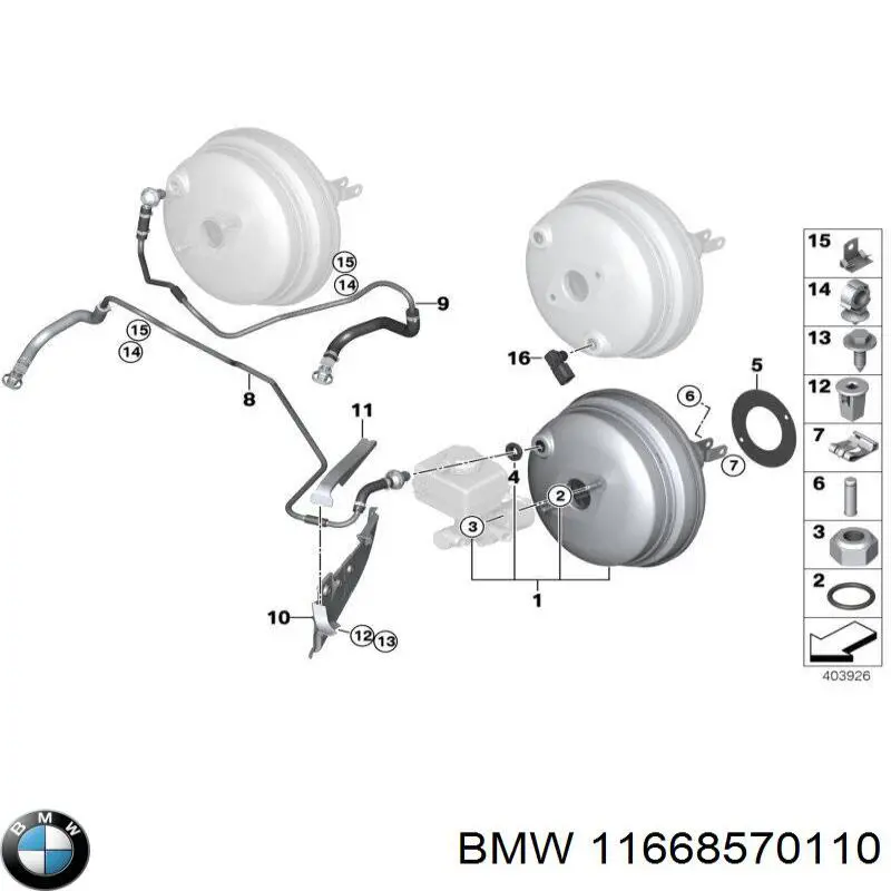 Купить 11668570110 BMW 