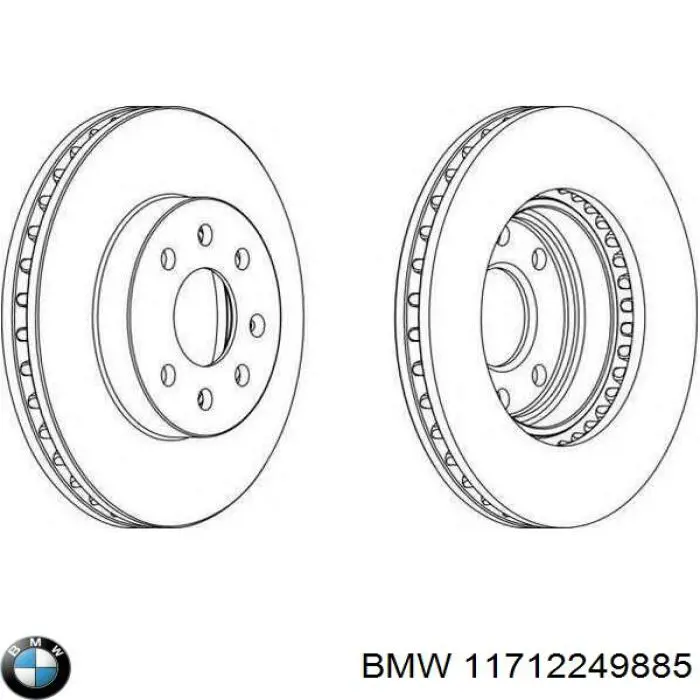 11712249885 BMW Прокладка EGR клапана рециркуляции
