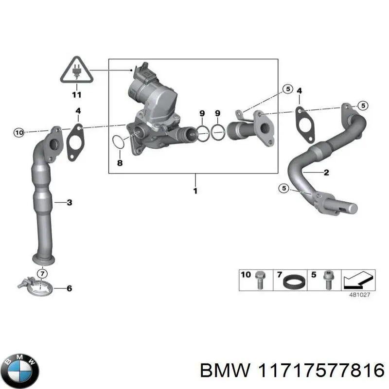 11717577816 BMW Прокладка крышки маслозаливной горловины