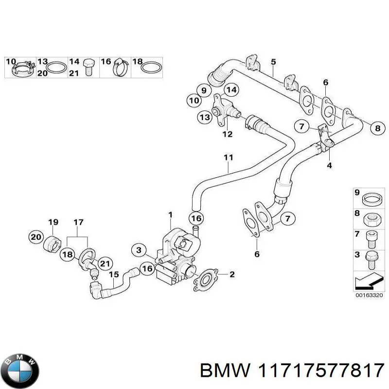 Прокладка масляного насоса BMW 11717577817 цена, от 7.63 USD