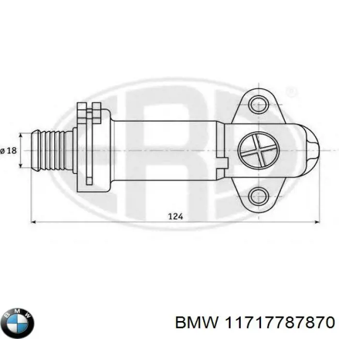 Термостат системы EGR 11717787870 BMW