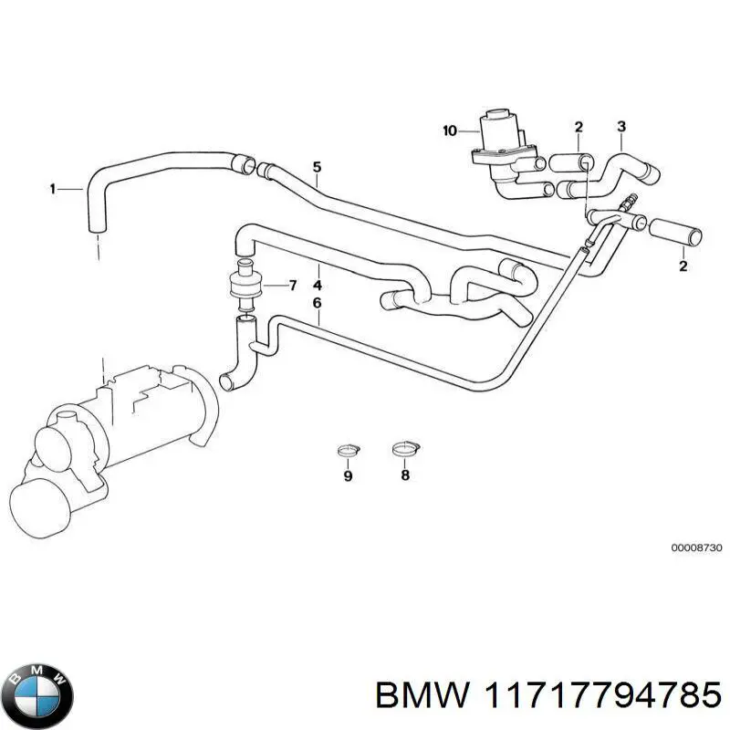 Прокладка EGR-клапана рециркуляции Renault (RVI) 150539899R цена, от 3.51 USD