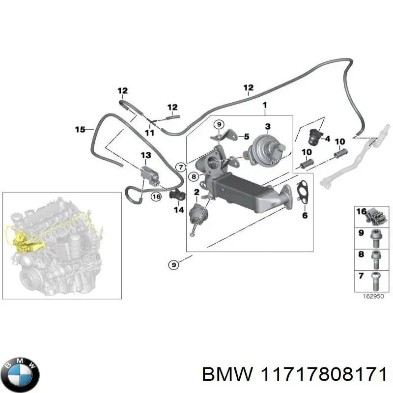 Приборы управления системы рециркуляции NTK 97915 цена, от 55.52 USD