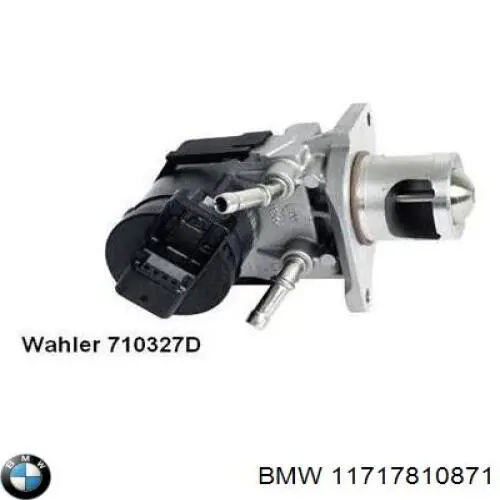 Клапан EGR, рециркуляции газов BMW 11717810871