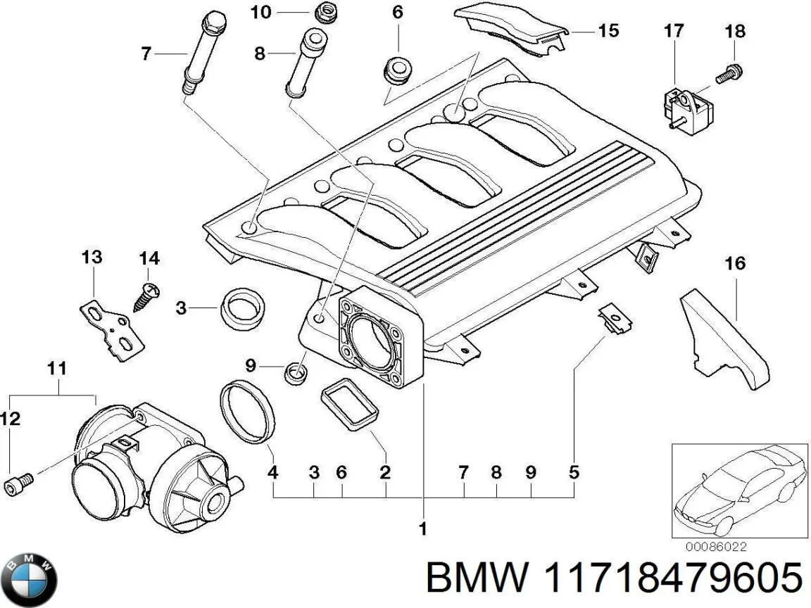  11718479605 BMW