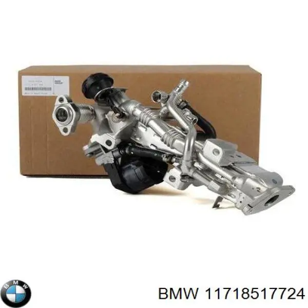 11718517724 BMW radiador do sistema egr de recirculação dos gases de escape