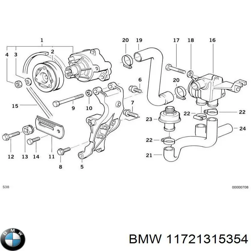  11721315354 BMW