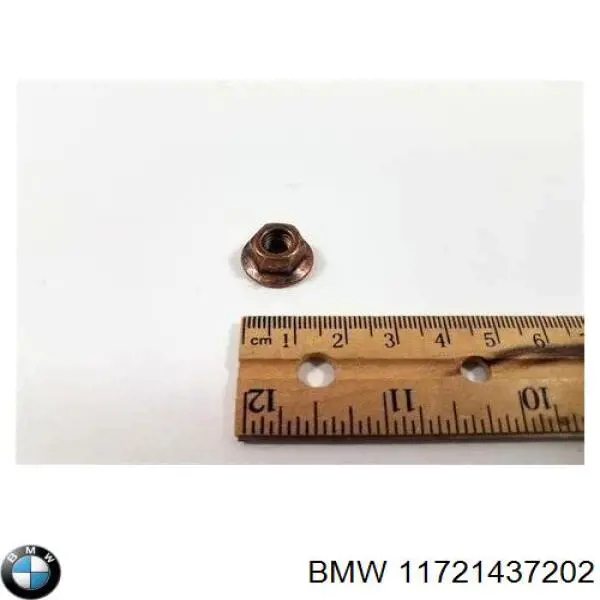 Гайка крепления приемной трубы глушителя (штанов) BMW 11721437202