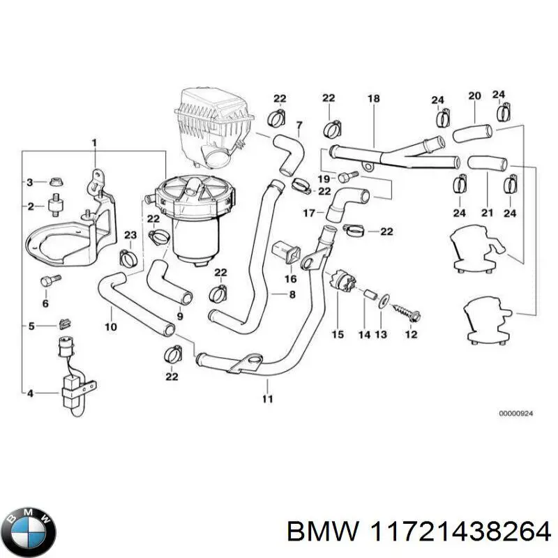 Купить 11721438264 BMW 