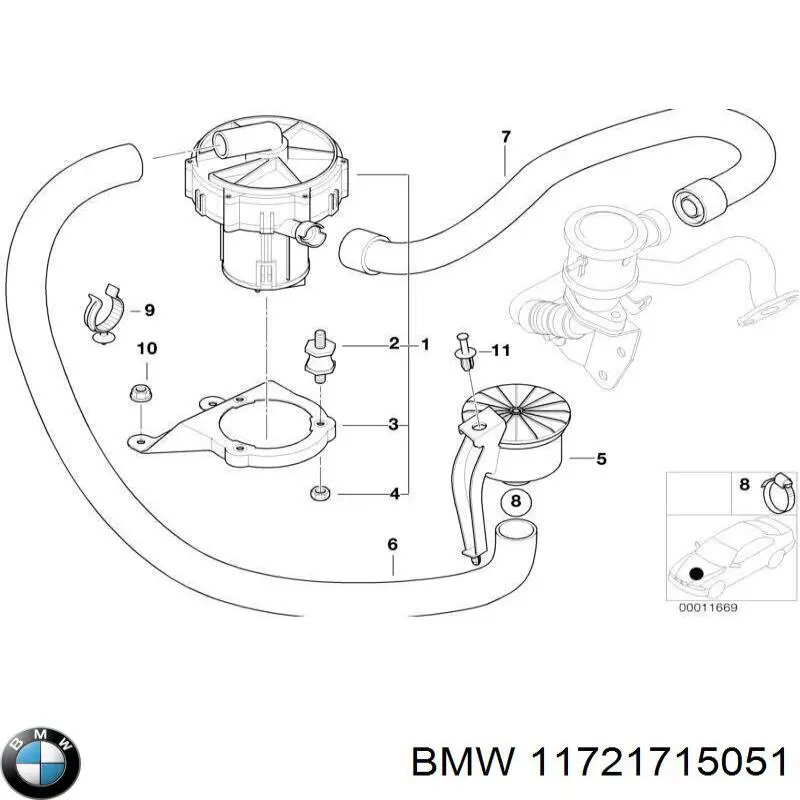  11721715051 BMW