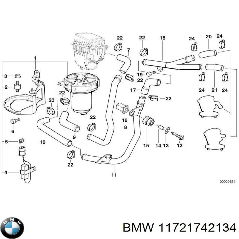 Купить 11721742134 BMW 