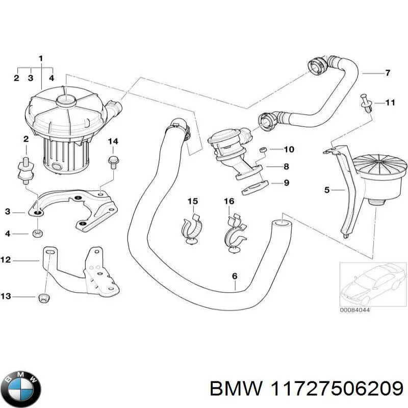 Насос воздушный 11727506209 BMW