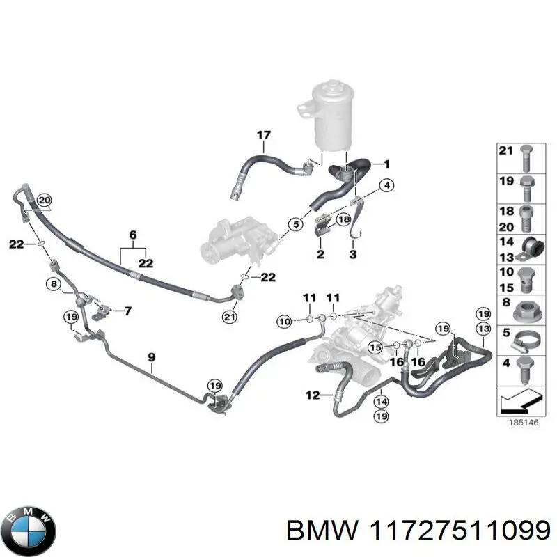  BMW 11727511099 цена, от 5.80 USD