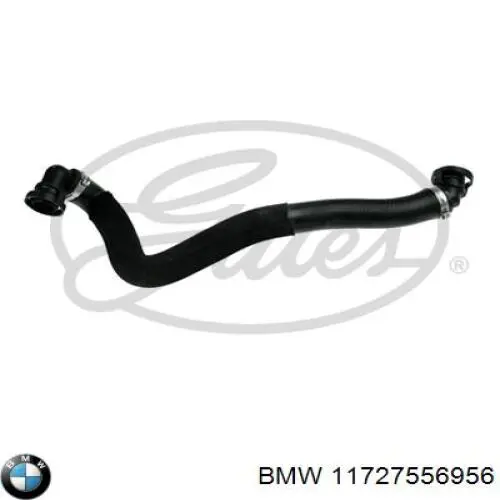 Патрубок воздушный, от насоса к клапану подачи воздуха BMW 11727556956 цена, от 36.88 USD