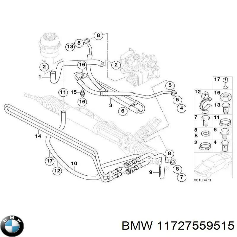  BMW 11727559515 цена, от 19.01 USD