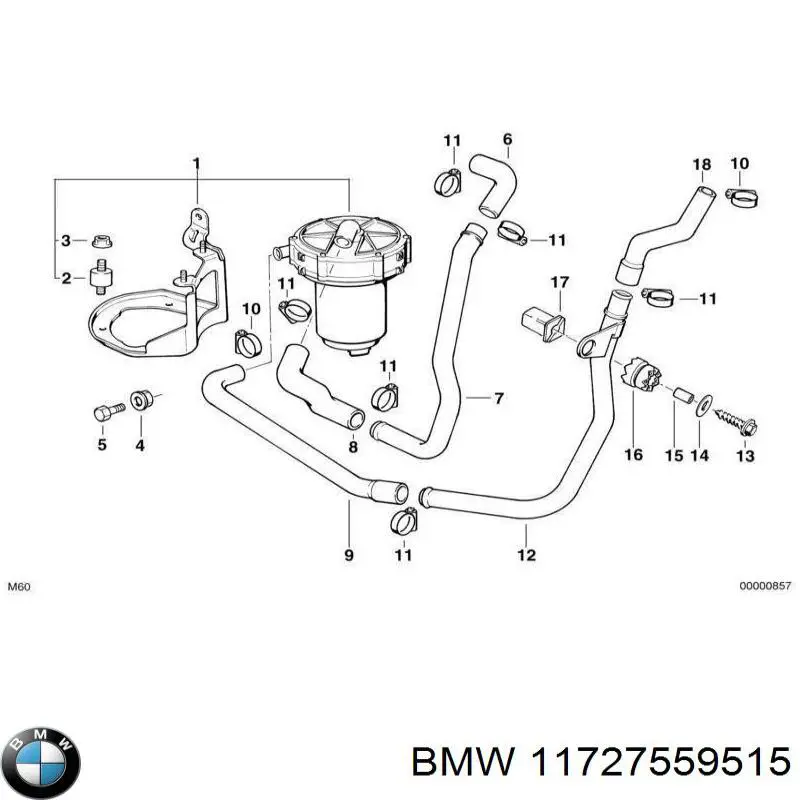 Купить 11727559515 BMW 