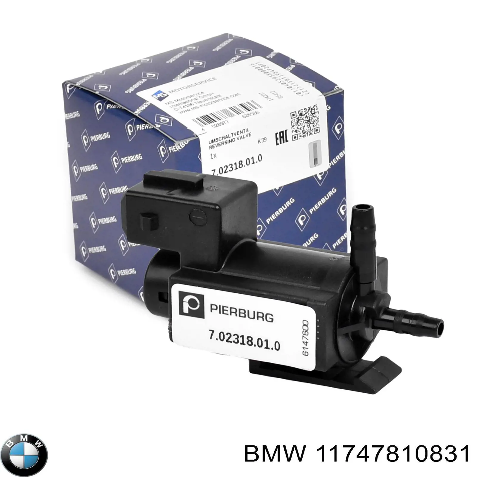 Клапан соленоид регулирования заслонки EGR BMW 11747810831