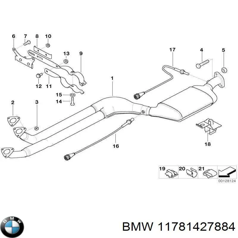 Лямбда датчик кислорода BMW 11781427884 цена, от 106.38 USD
