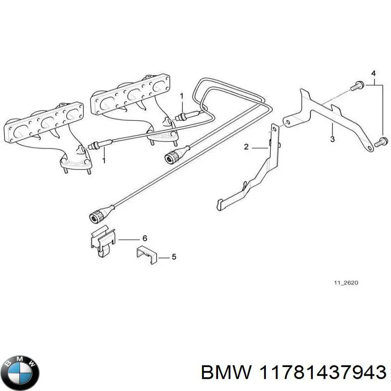 Лямбда-датчик BMW 11781437943