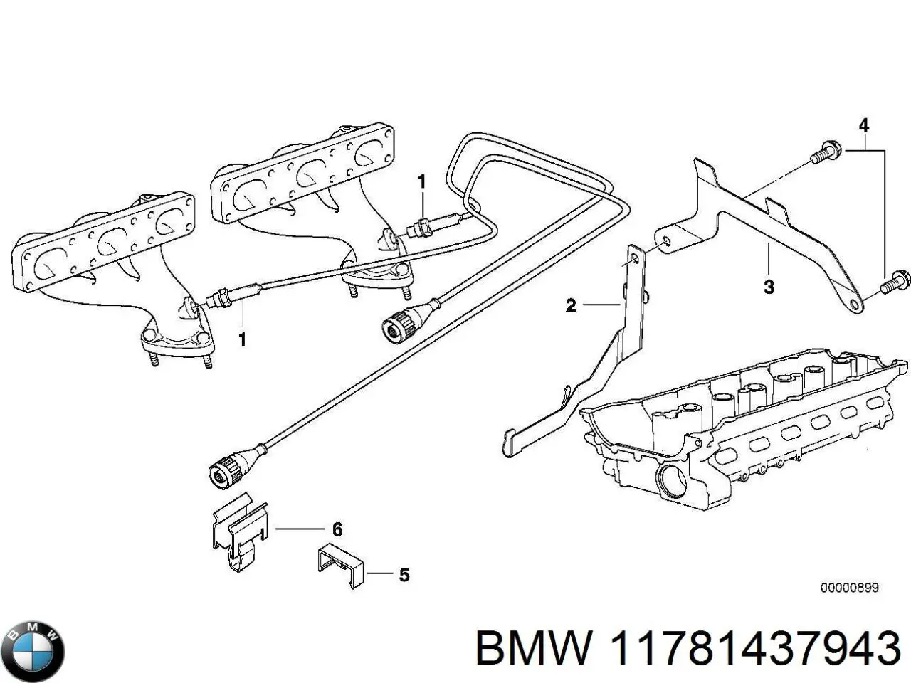 Лямбда зонд 11781437943 BMW