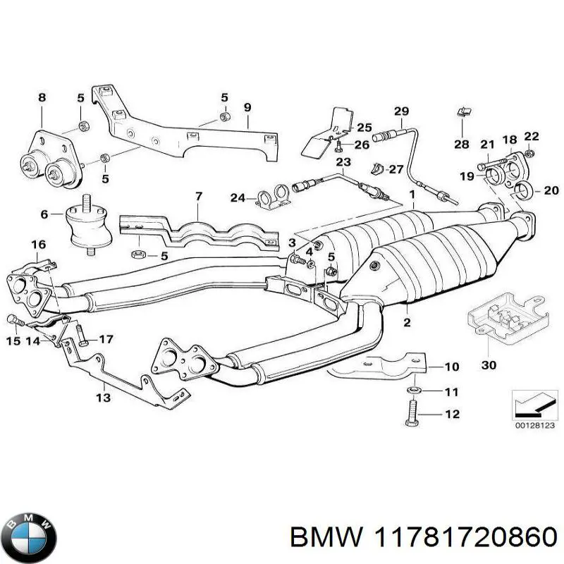 Лямбда-датчик BMW 11781720860