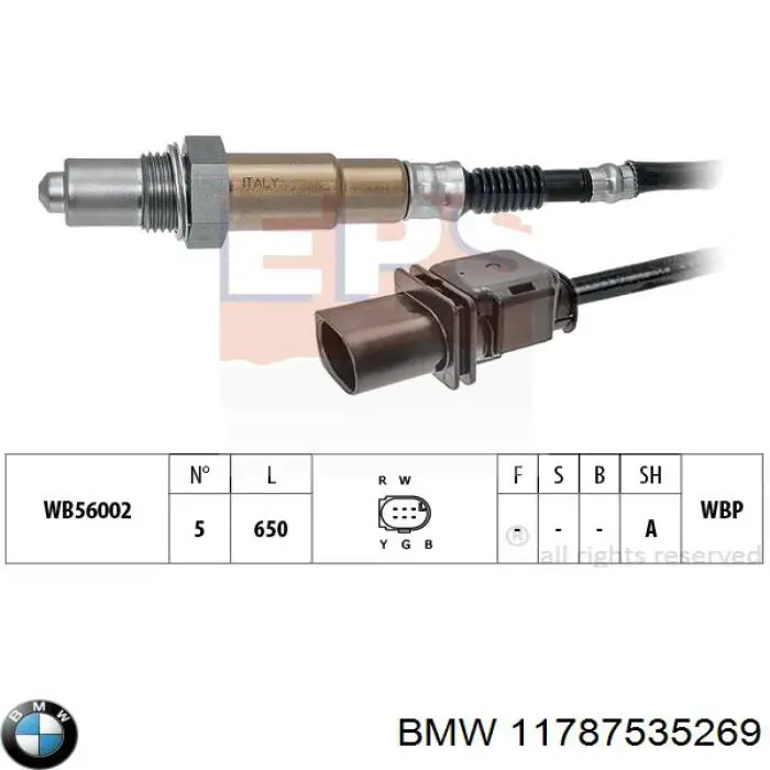 7535269 BMW лямбда-зонд, датчик кислорода до катализатора