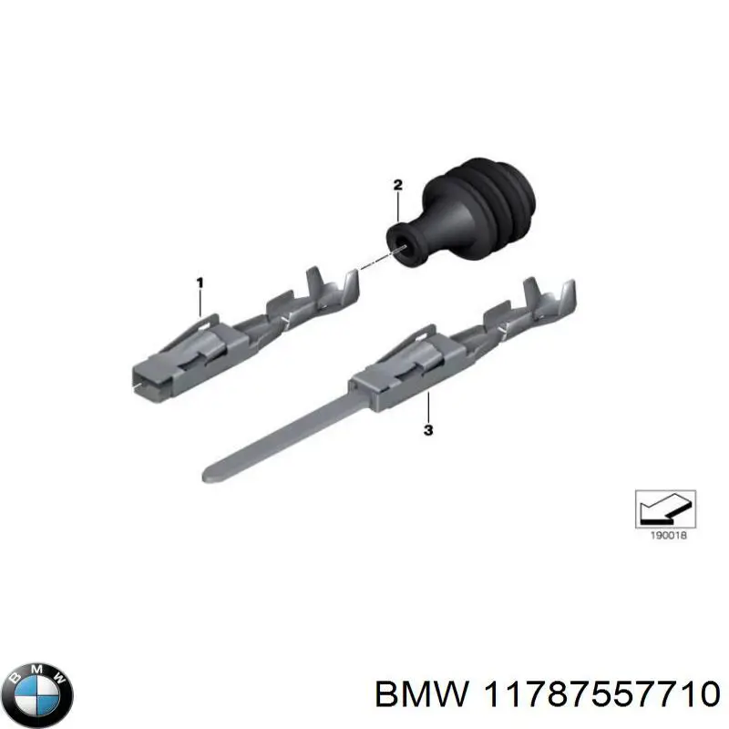 11787557710 BMW Датчик температуры отработавших газов (ОГ), до катализатора