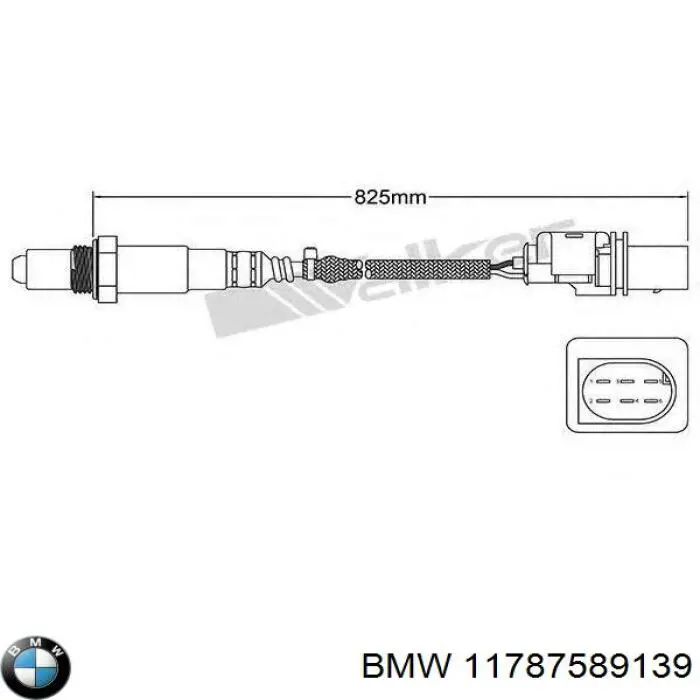 Датчик кислорода до катализатора 11787589139 BMW