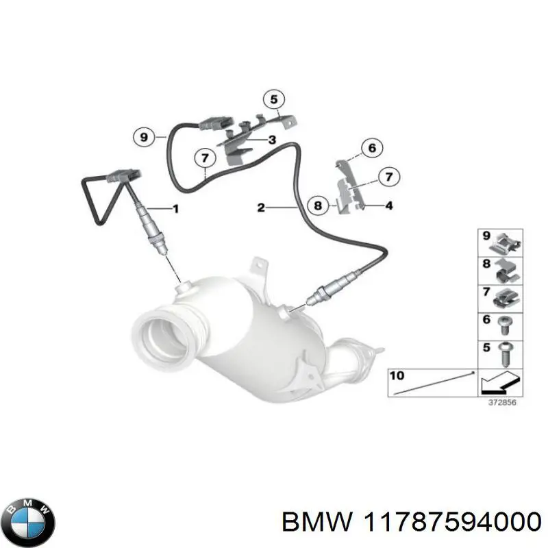 11787594000 BMW Конденсатор