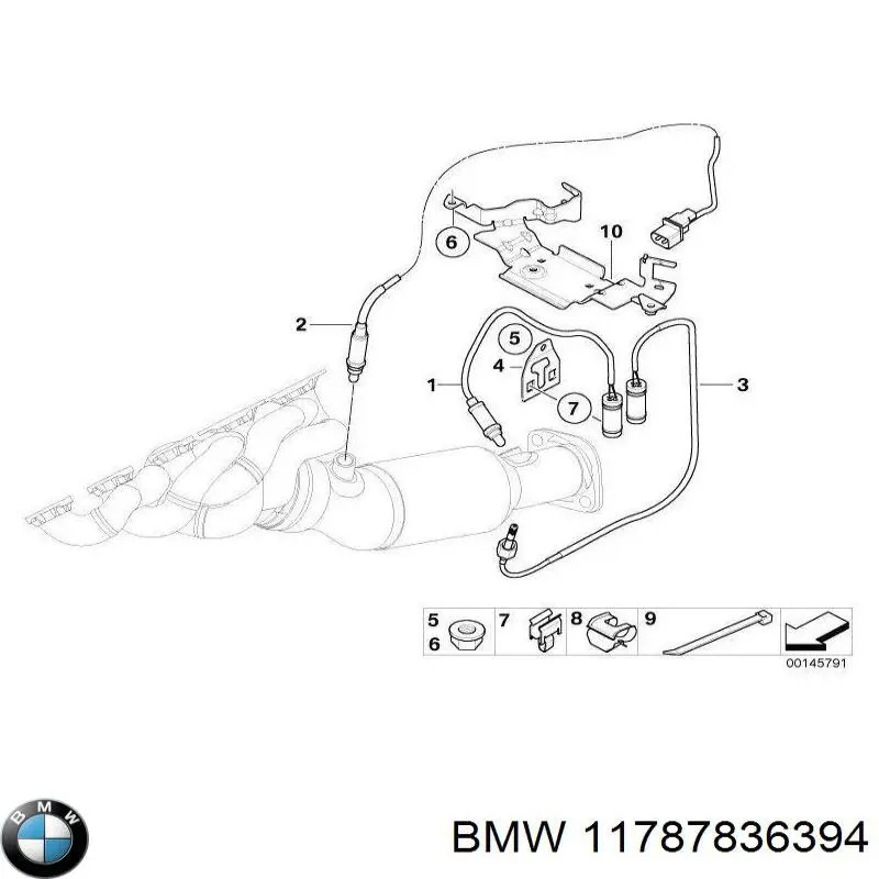 Купить 11787836394 BMW Датчик кислорода до катализатора