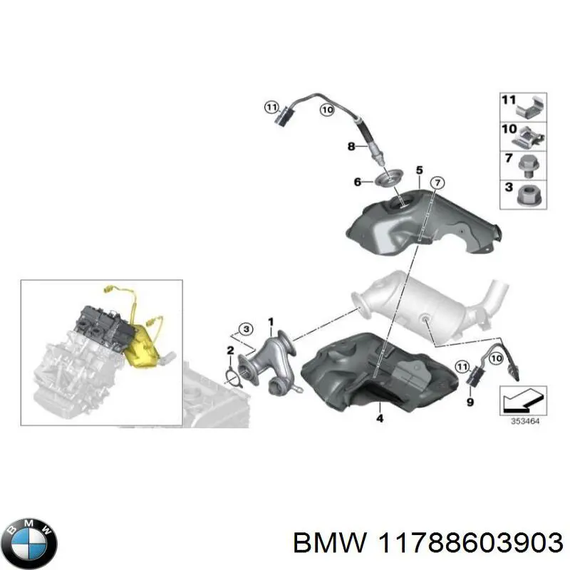  BMW 11788603903 цена, от 108.53 USD