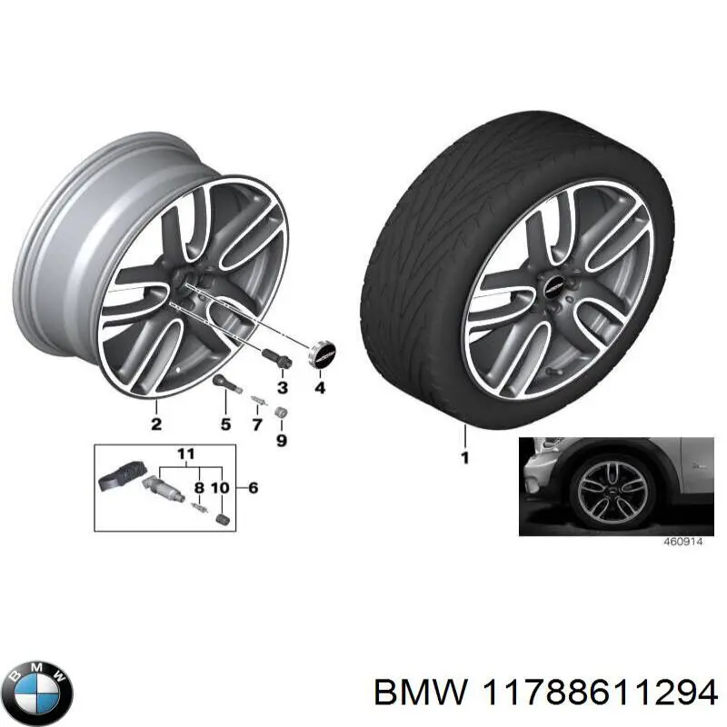 Лямбдазонд, датчик кислорода после катализатора BMW 11788611294 цена, от 82.63 USD