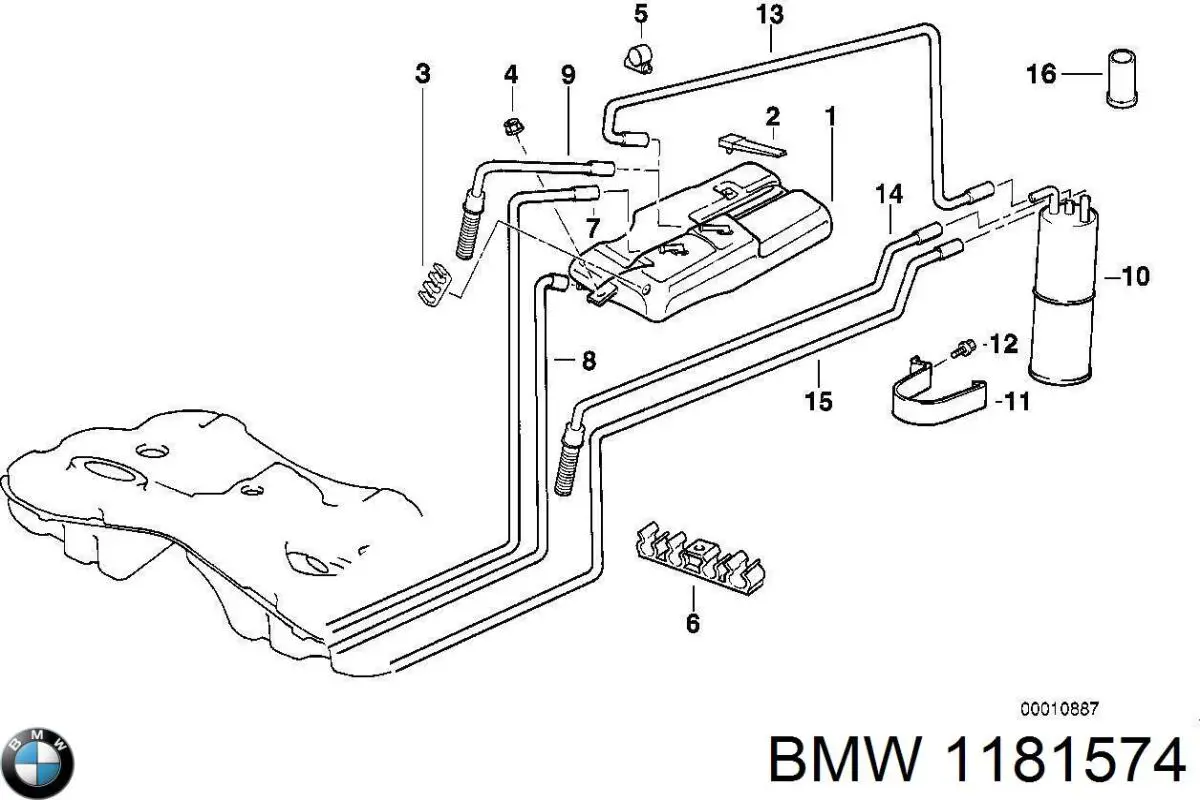  Адсорбер BMW 5 
