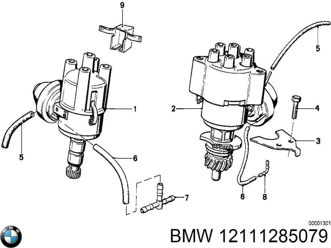 Распределитель зажигания (трамблер) на BMW 3  E21