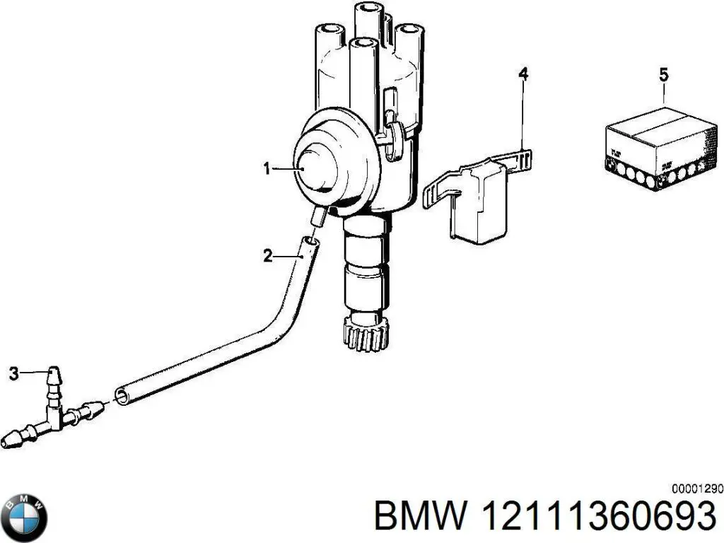 12111360693 BMW Распределитель зажигания (трамблер)