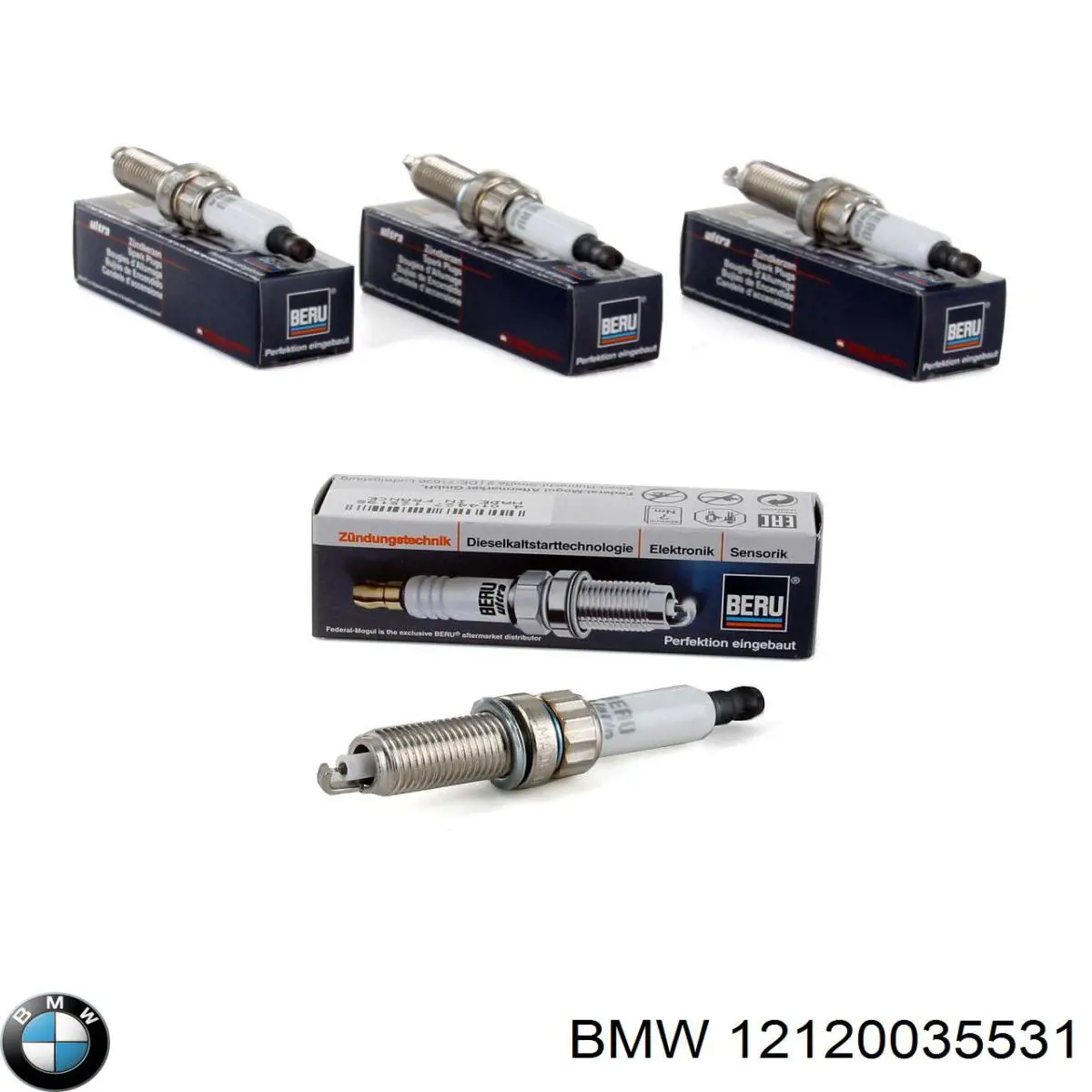 Свечи зажигания 12120035531 BMW