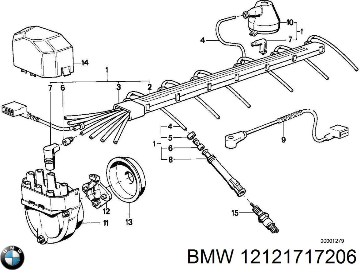 Провода зажигания BMW 12121717206 цена, от 180.95 USD