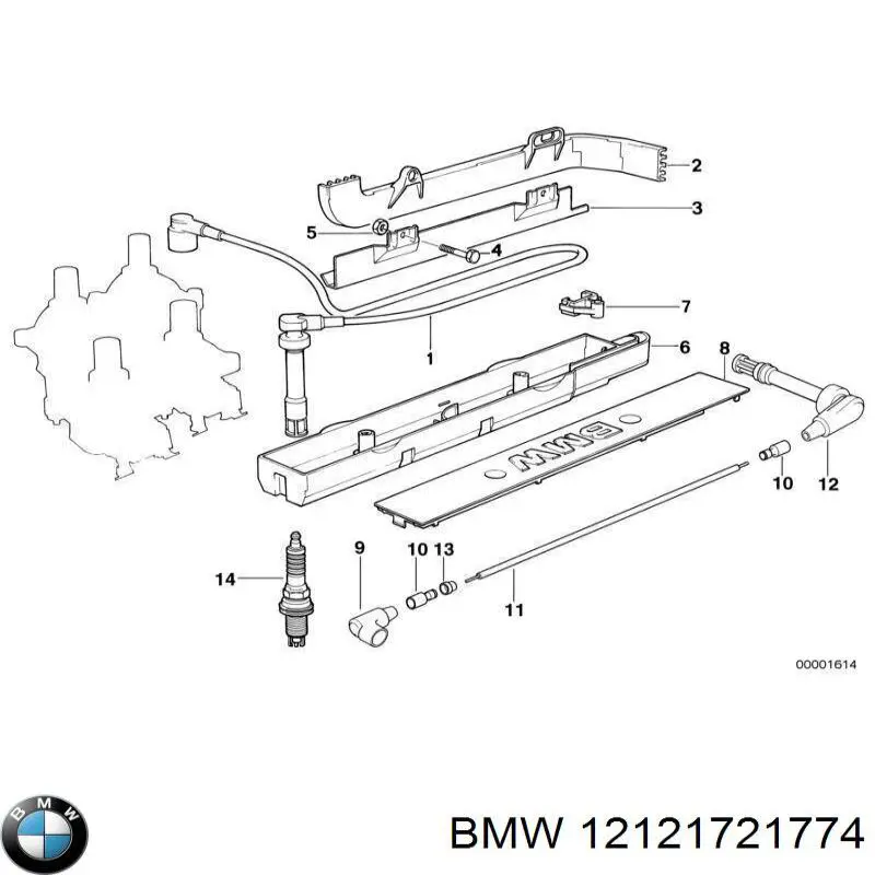 Купить 12121721774 BMW Датчик оборотов коленвала