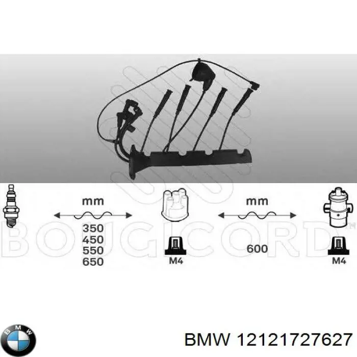 12121727627 BMW Провода высоковольтные