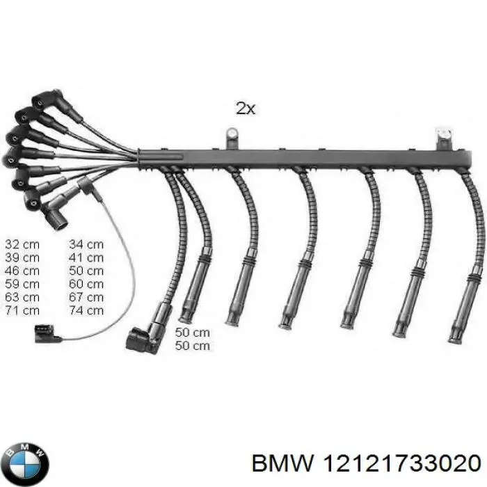 Провода зажигания BMW 12121733010 цена, от 505.59 USD