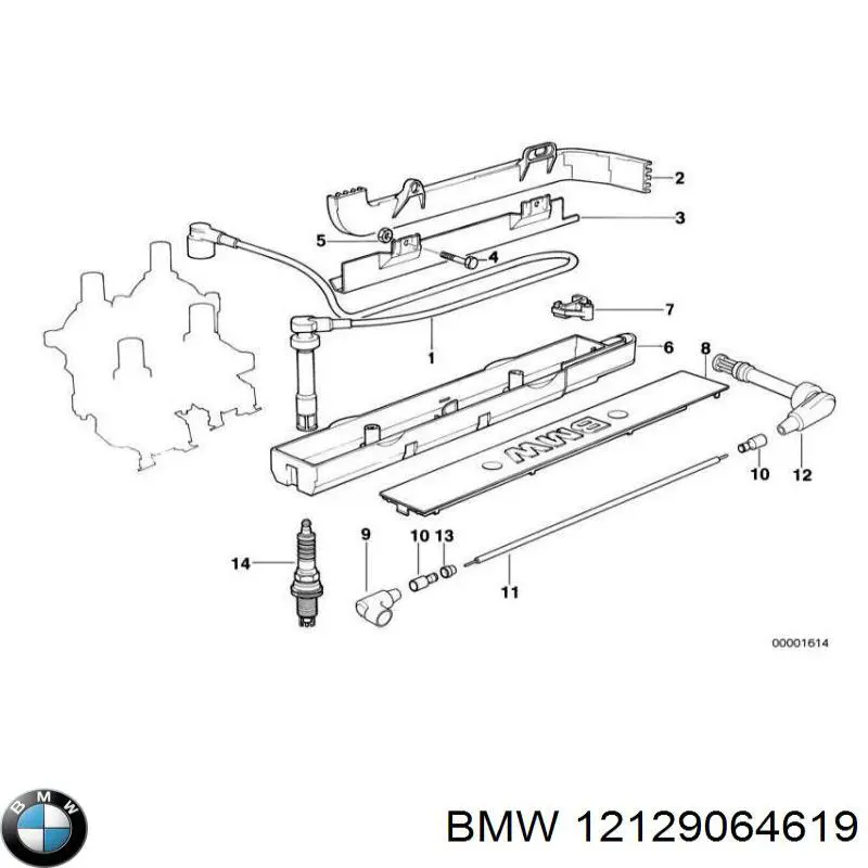 Свечи зажигания 12129064619 BMW