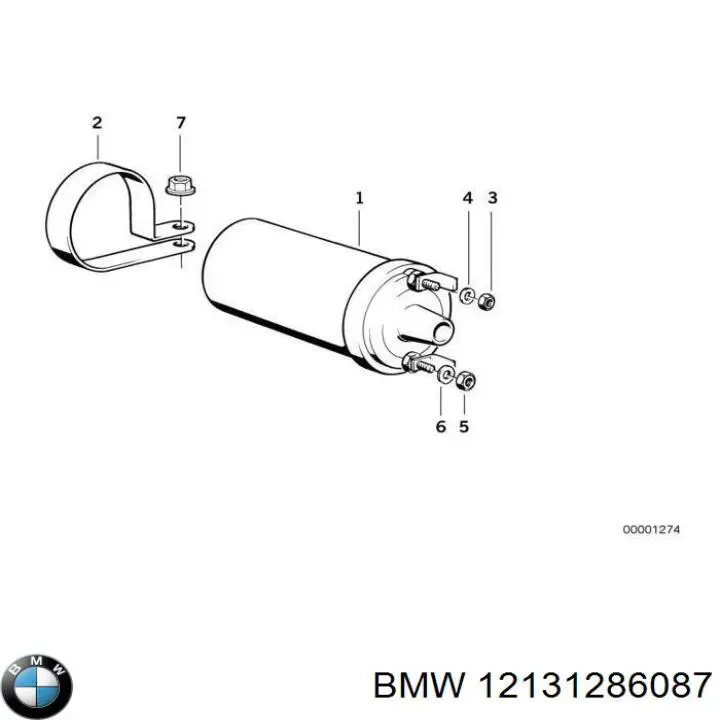 Катушка зажигания BMW 12131286087