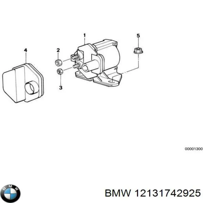 Котушка запалювання 12131742925 BMW