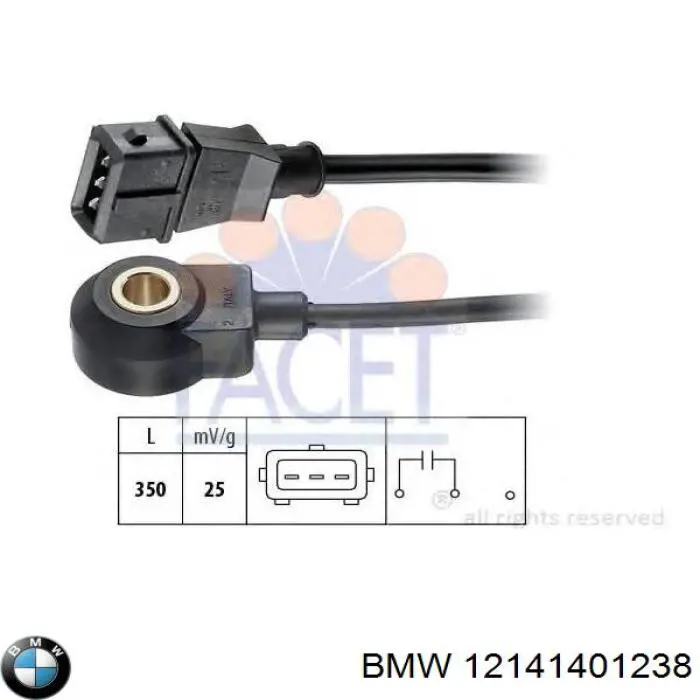 12141401238 BMW Датчик самовоспламенения