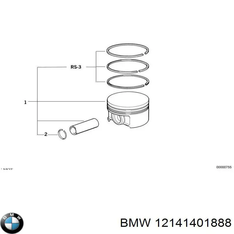  12141401888 BMW