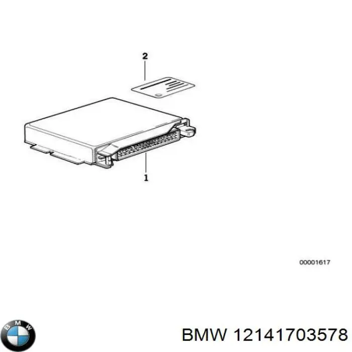 12141703578 BMW Мозги двигателя