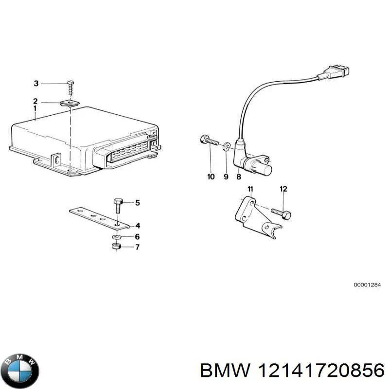 Датчик положения коленчатого вала BMW 12141720856 цена, от 34.56 USD