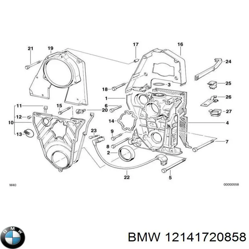 Датчик положения коленчатого вала BMW 12141720858 цена, от 32.92 USD