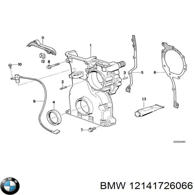 Датчик коленвала 12141726066 BMW