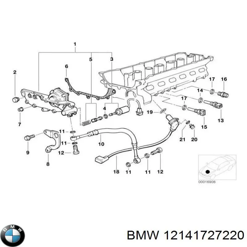  BMW 12141727220 цена, от 1.82 USD